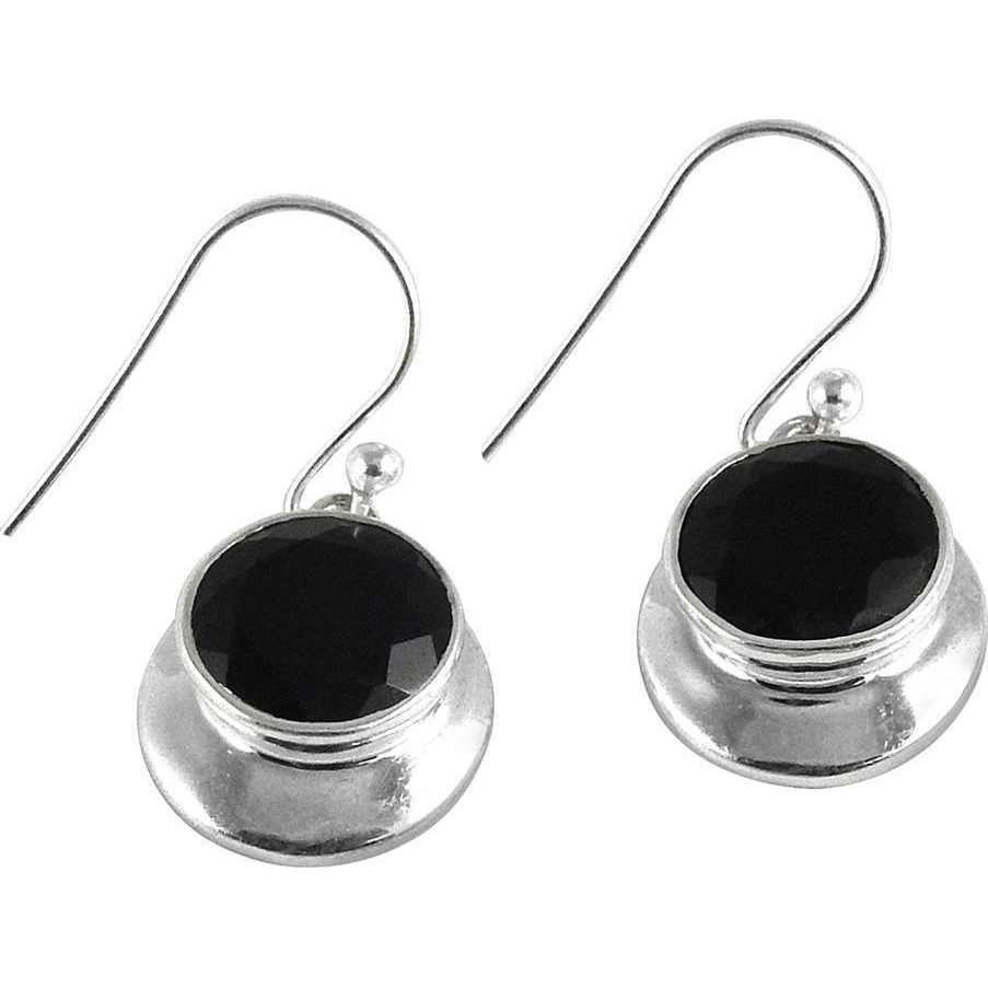 Colour Changing  Black Onyx 925 Sterling Silver Earrings