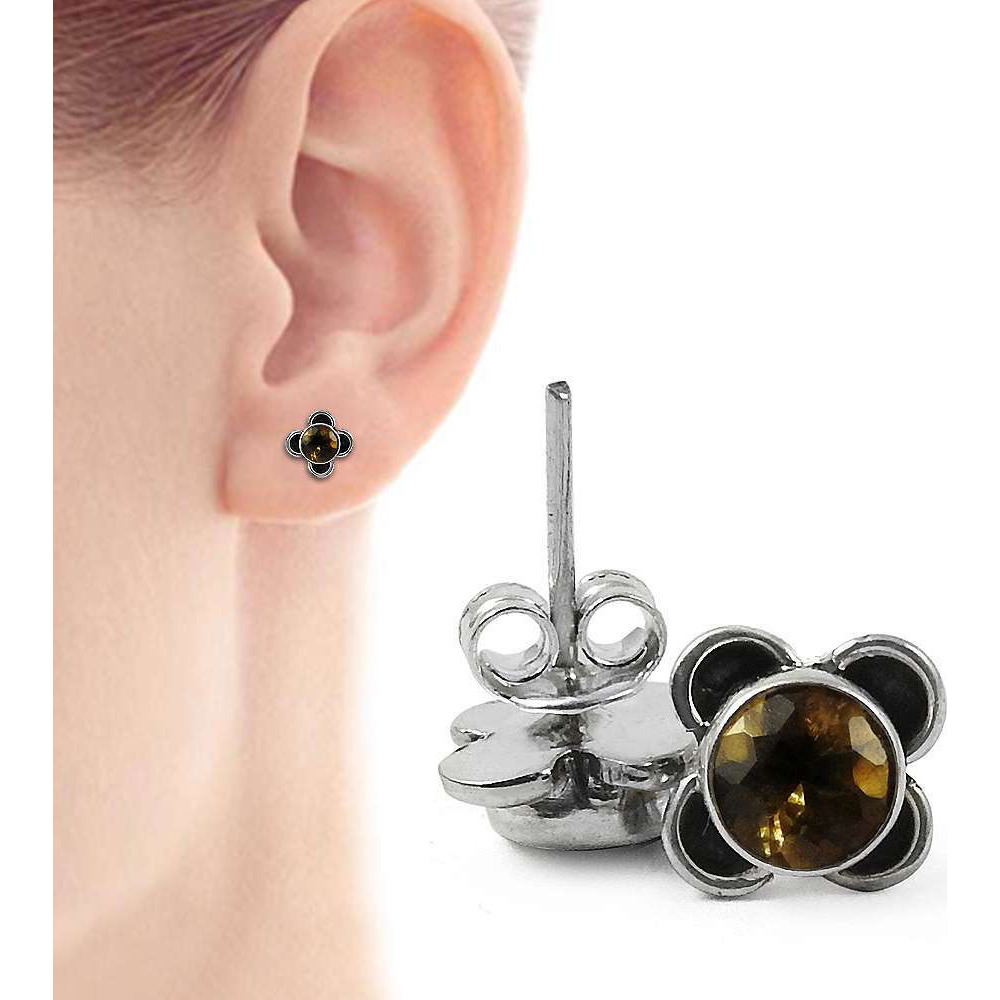 Big New Awesome Citrine 925 Sterling Silver Earrings