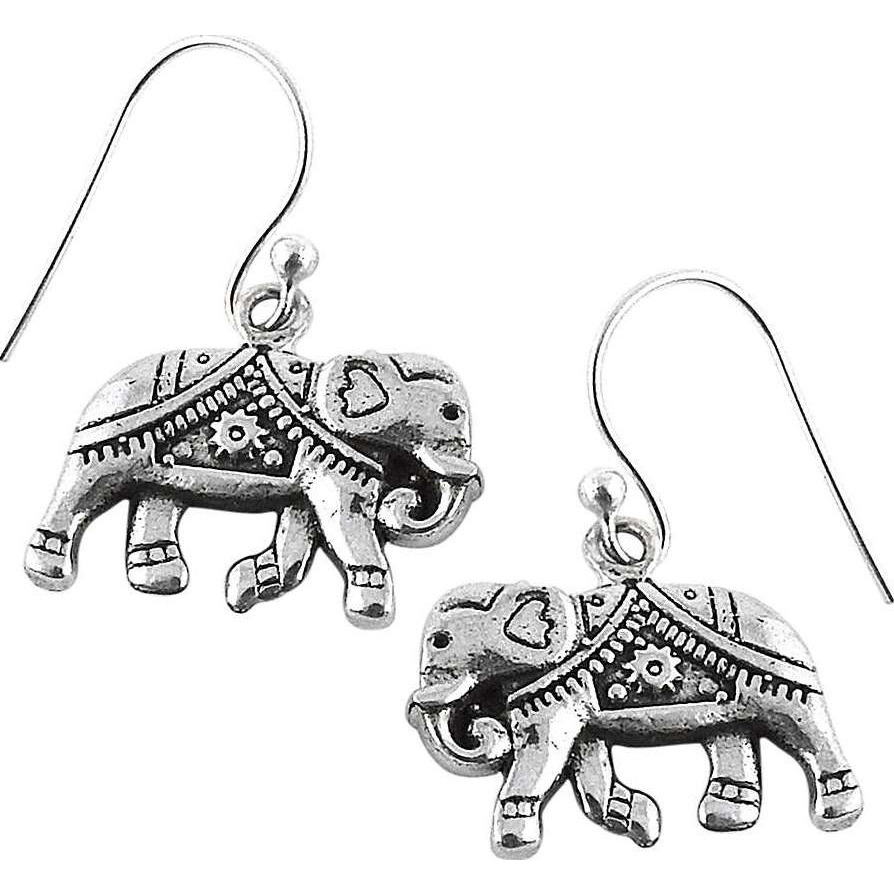 Elephant Style  925 Sterling Silver Earrings