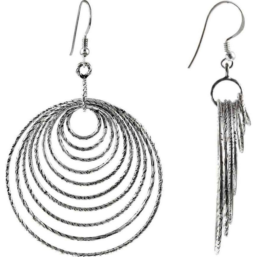 Big Secret Created 925 Sterling Silver Earrings