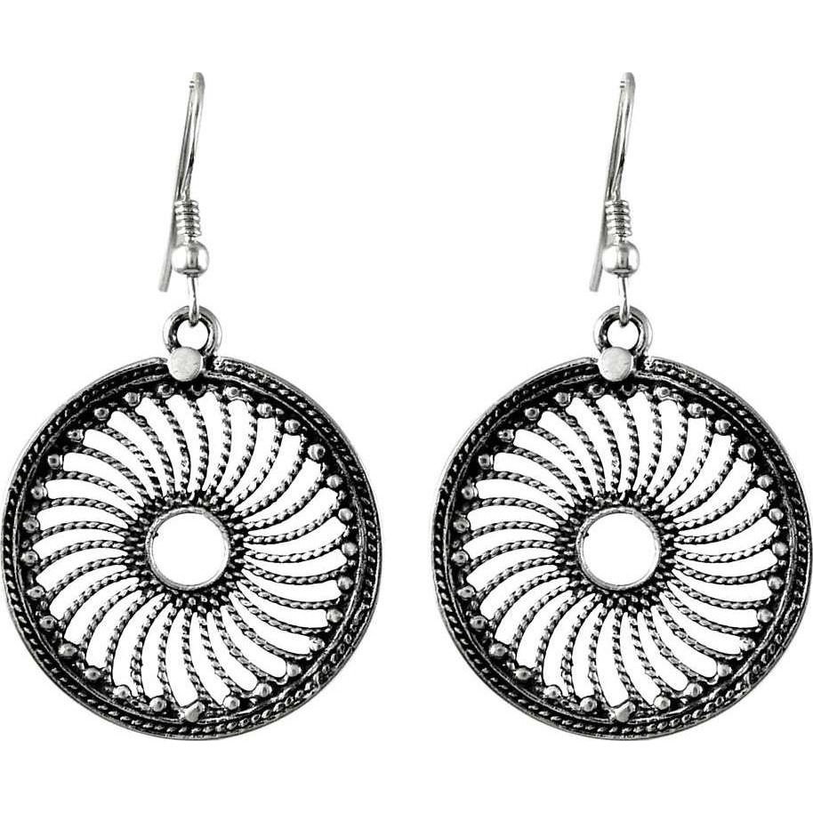 Lovely  925 Sterling Silver Chakra Earrings