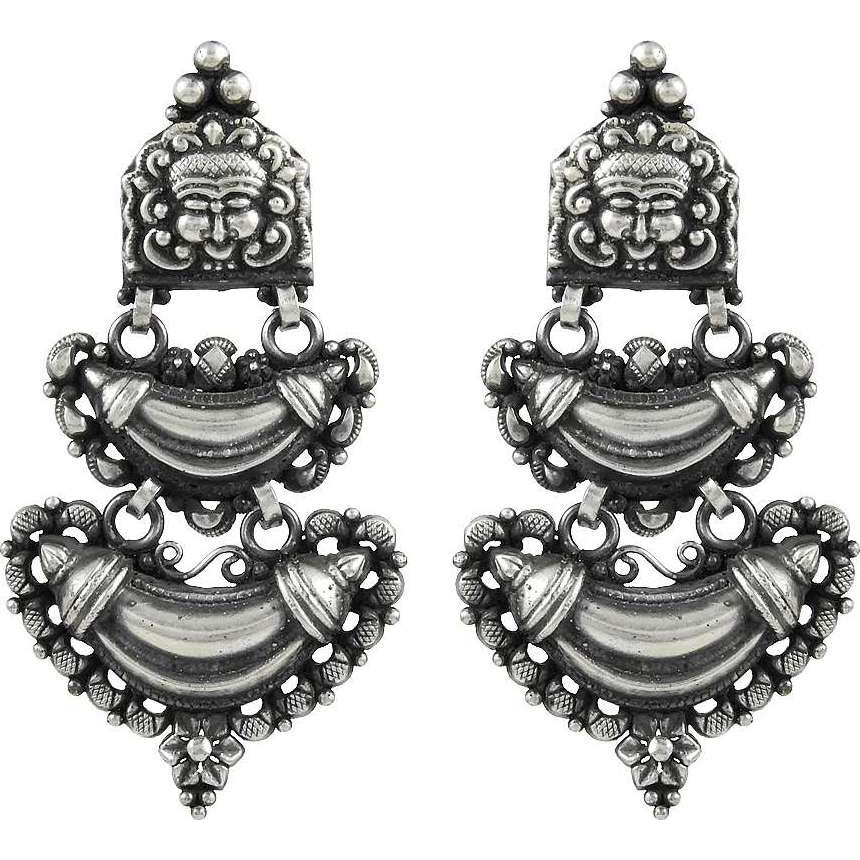 Attractive Design 925 Sterling Silver Earrings