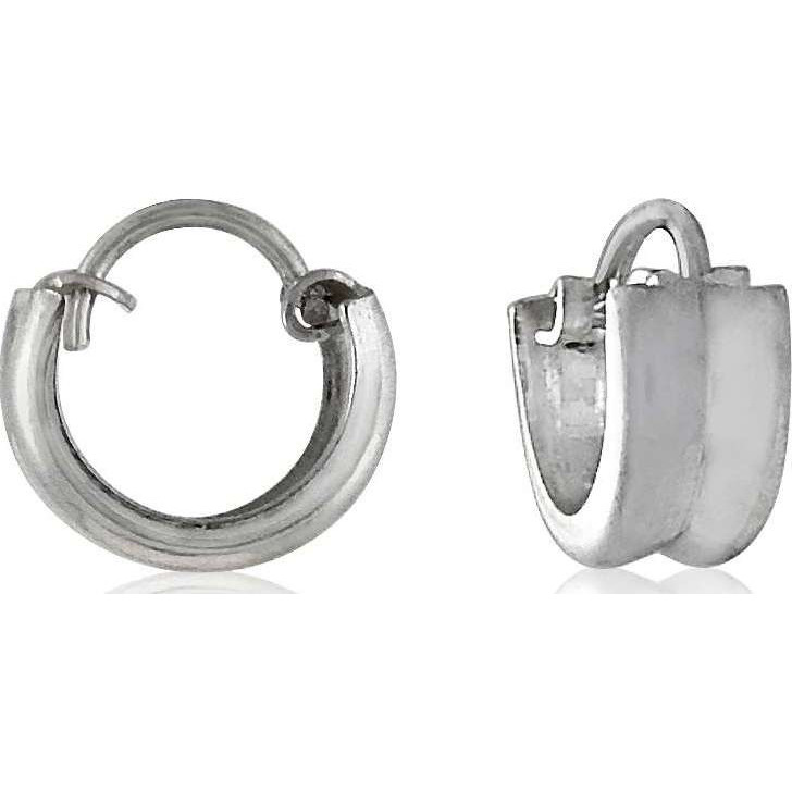 Fantastic!! 925 Sterling Silver Hoop Earrings