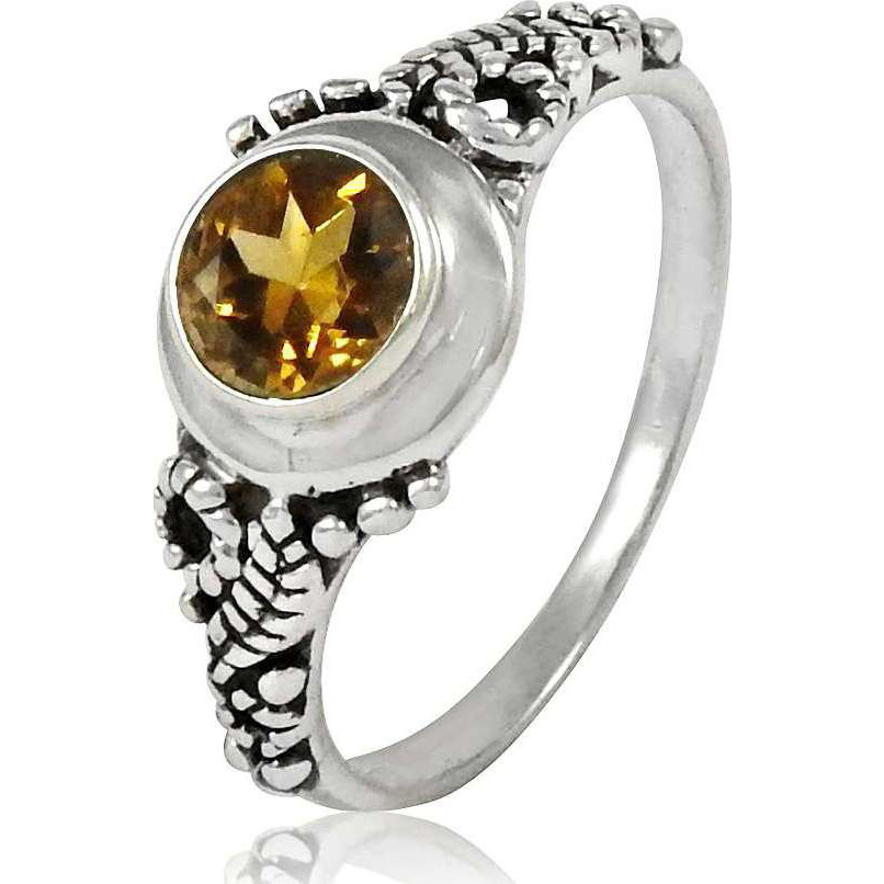 Gorgeous!! 925 Sterling Silver Citrine Ring