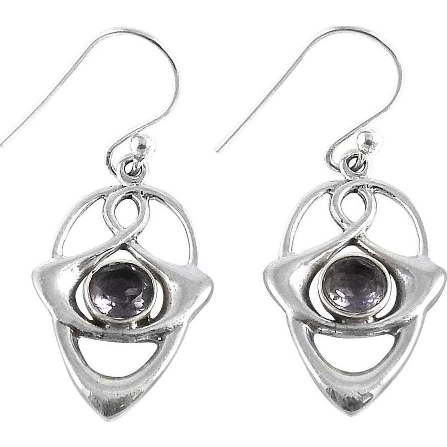 Summer Stock!! Amethyst 925 Sterling Silver Earrings