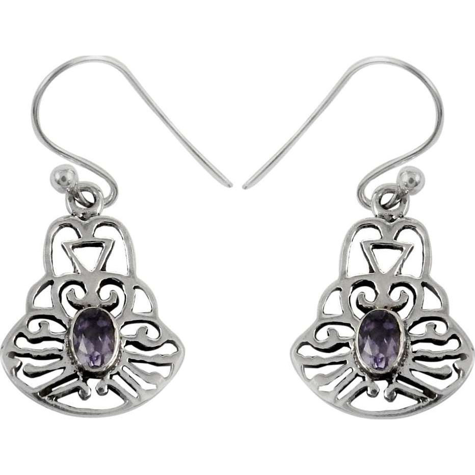 Spell Amethyst 925 Sterling Silver Earrings
