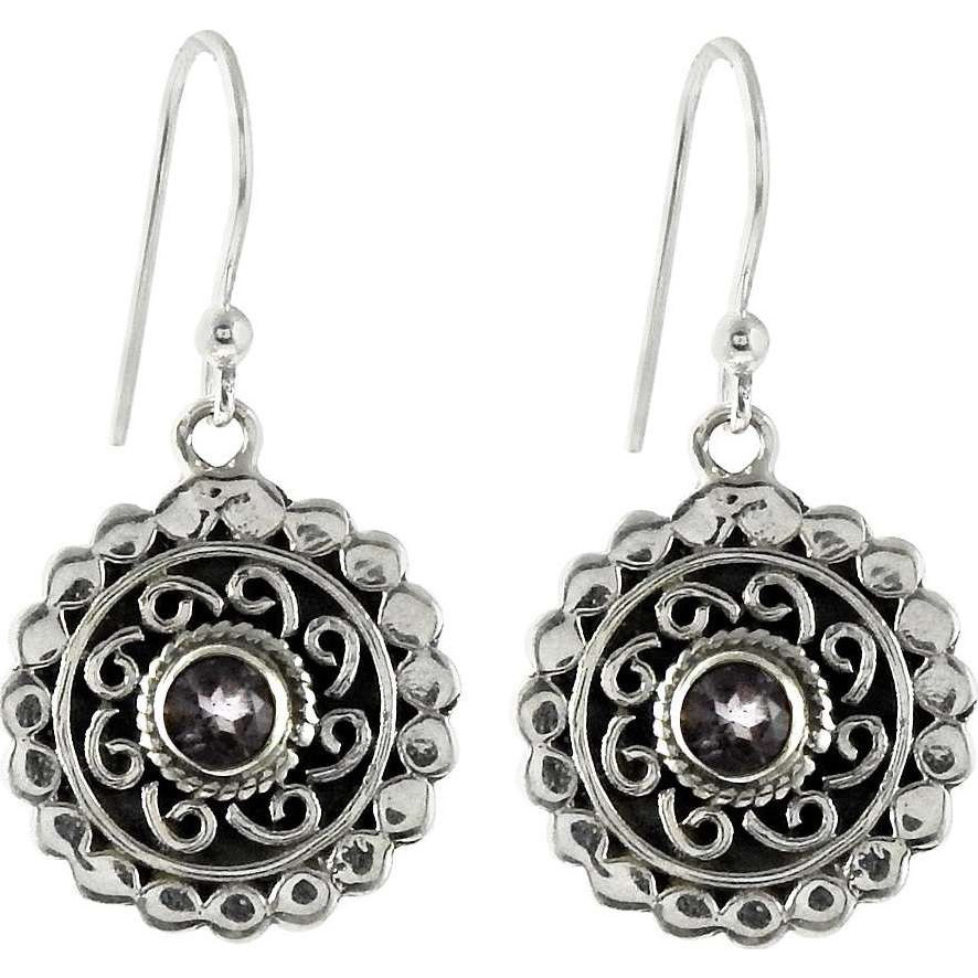 Stunning Amethyst 925 Sterling Silver Earrings