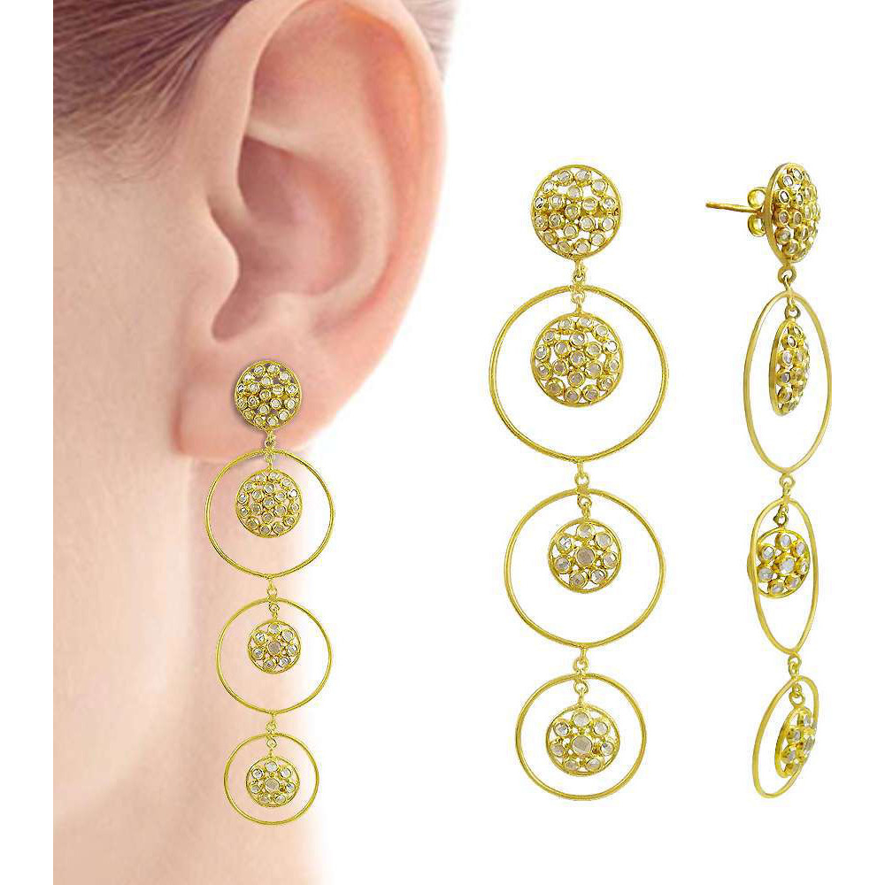 Big Love's Victory  925 Sterling Silver White CZ Earrings