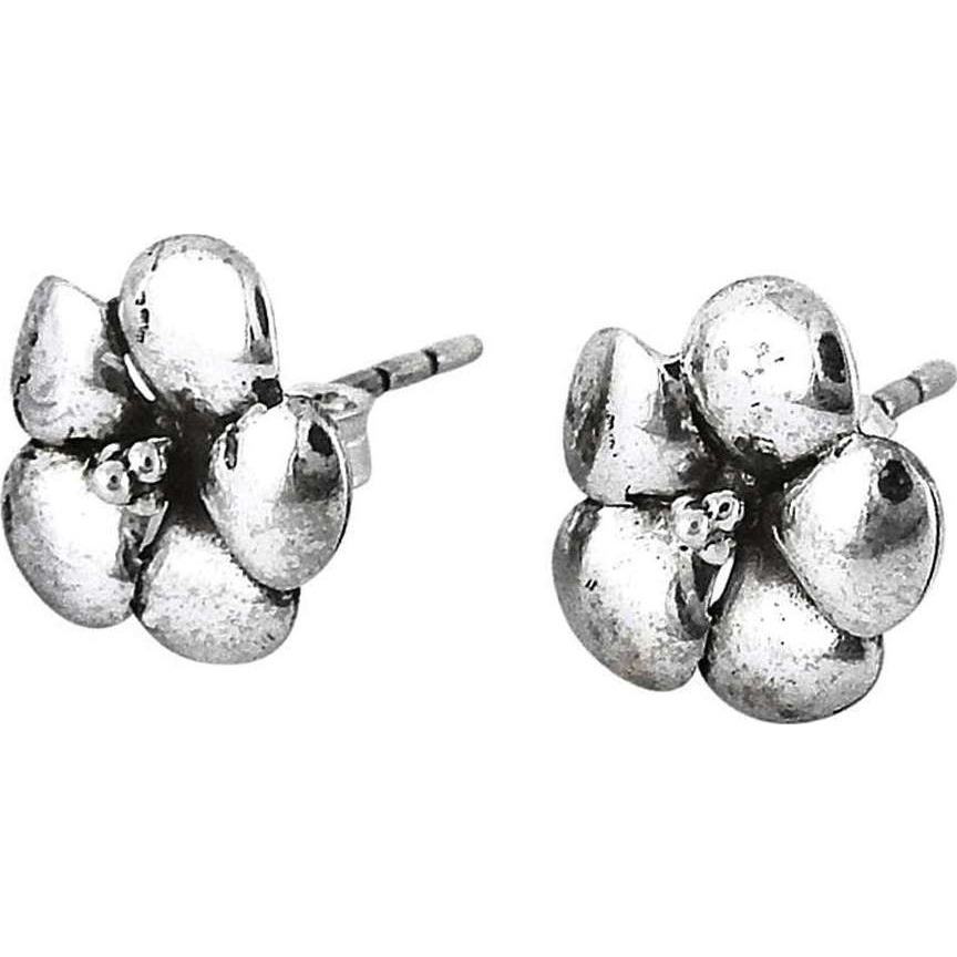 Big Love's Victory!! Flower Design 925 Sterling Silver Earrings