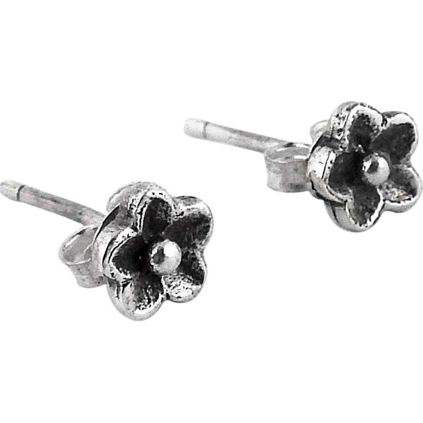 Flower Design Handmade 925 Sterling Silver Studs