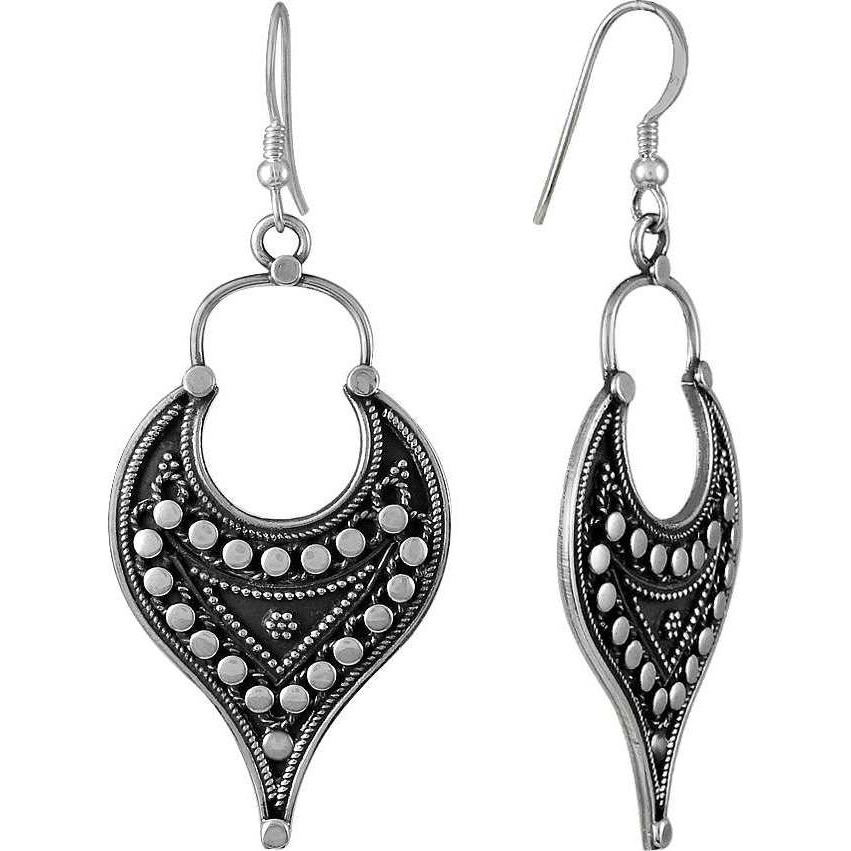 Ethynic Design ! 925 Sterling Silver Earrings