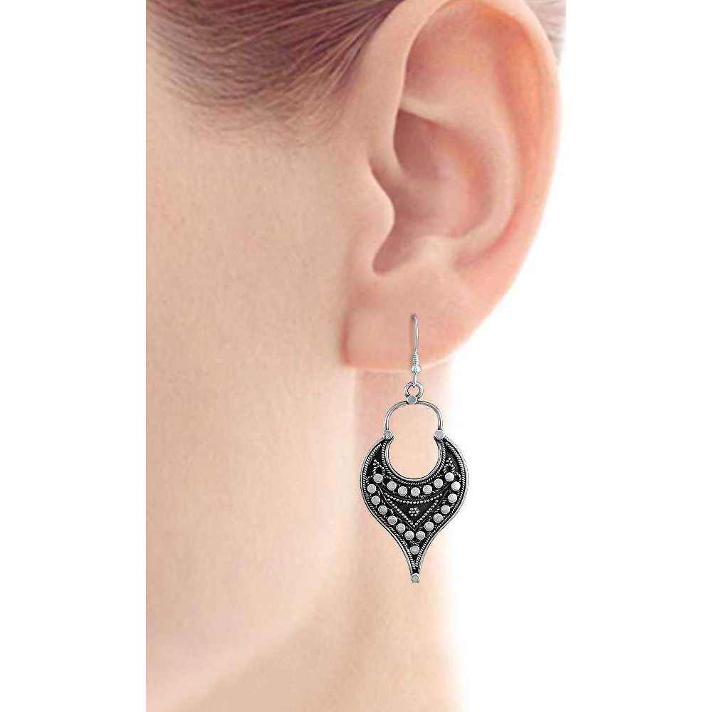 Ethynic Design ! 925 Sterling Silver Earrings