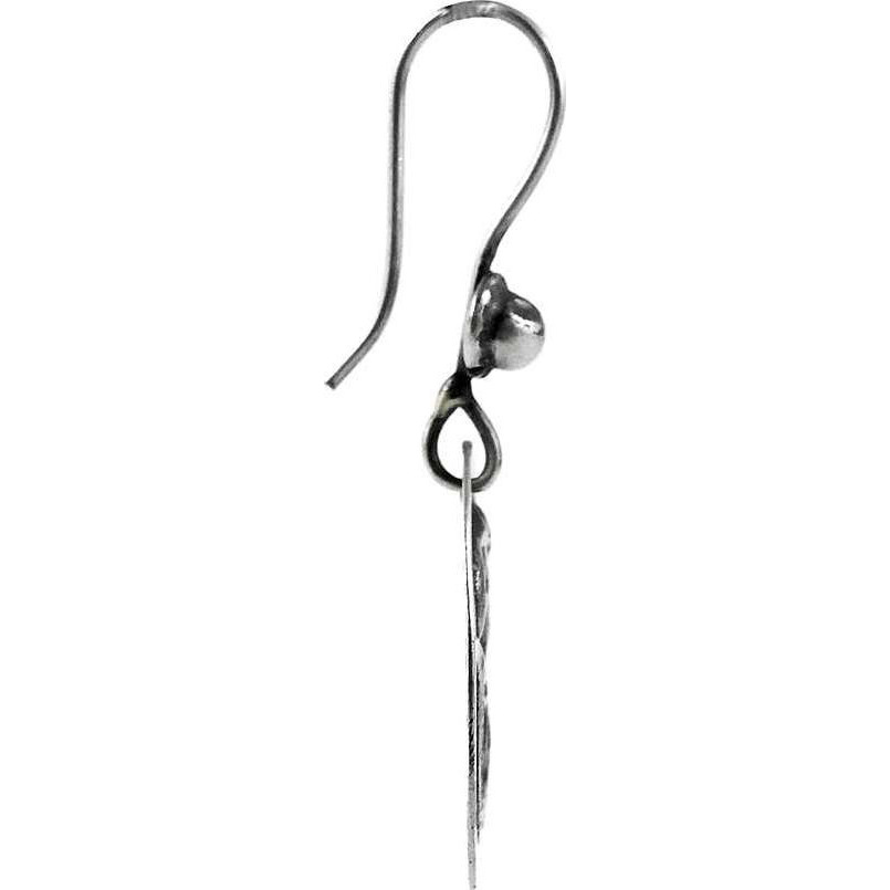 Large Fashion  925 Sterling Silver OM Earrings