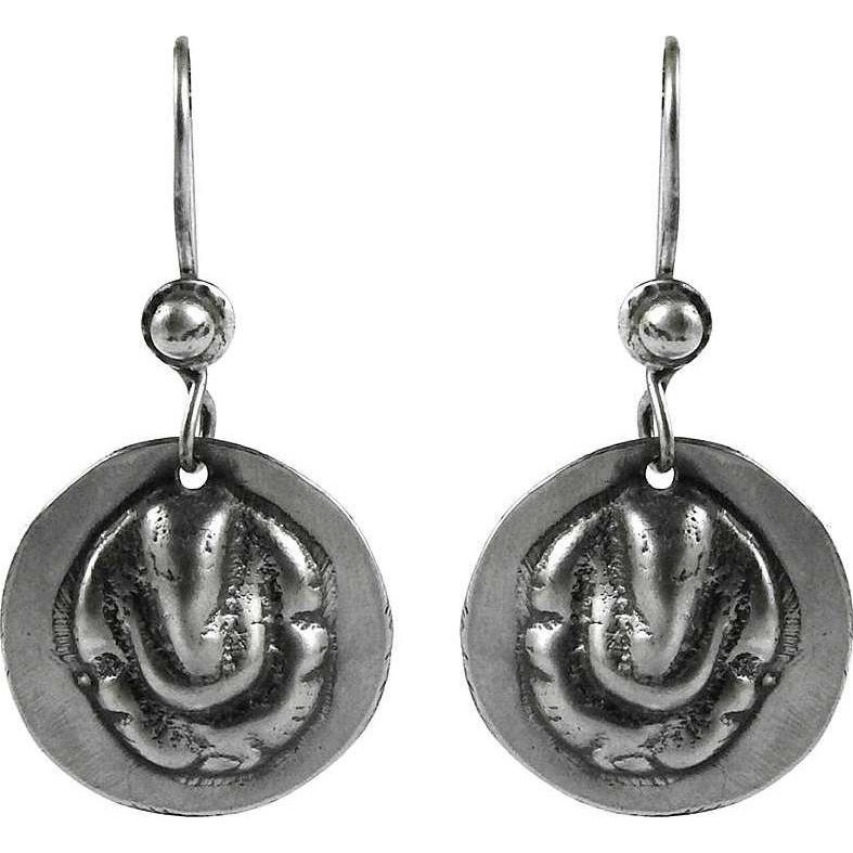 925 Sterling Silver Lord Ganesh Earrings