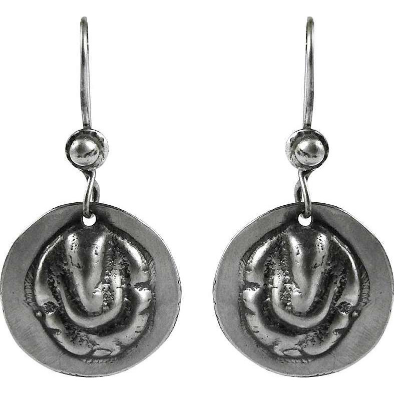 925 Sterling Silver Lord Ganesh Earrings