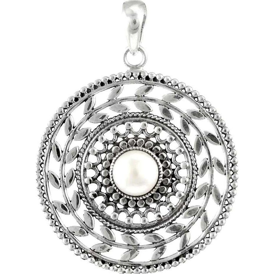 Big Grand Love Pearl 925 Sterling Silver Pendants