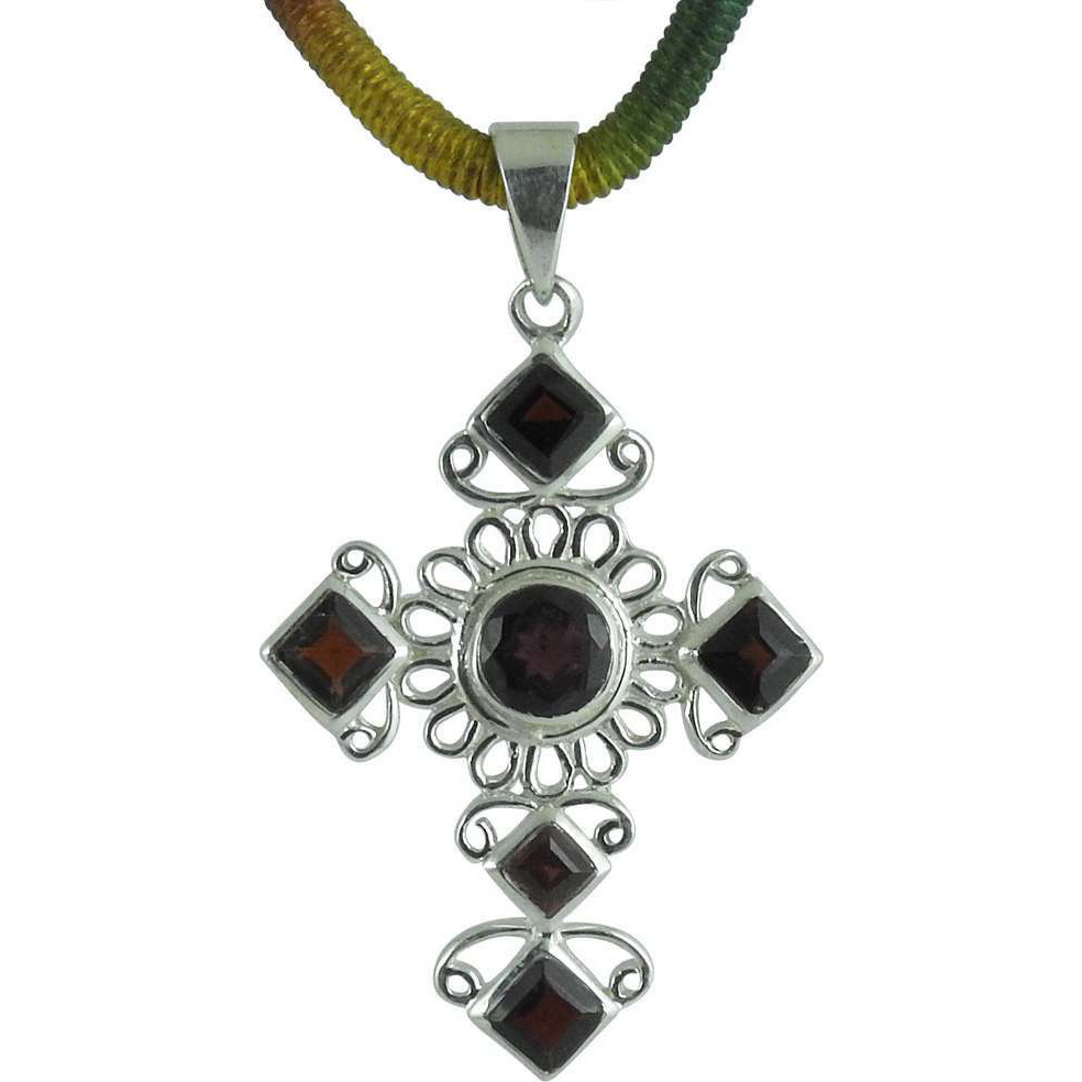 Just Perfect Garnet 925 Sterling Silver Pendants