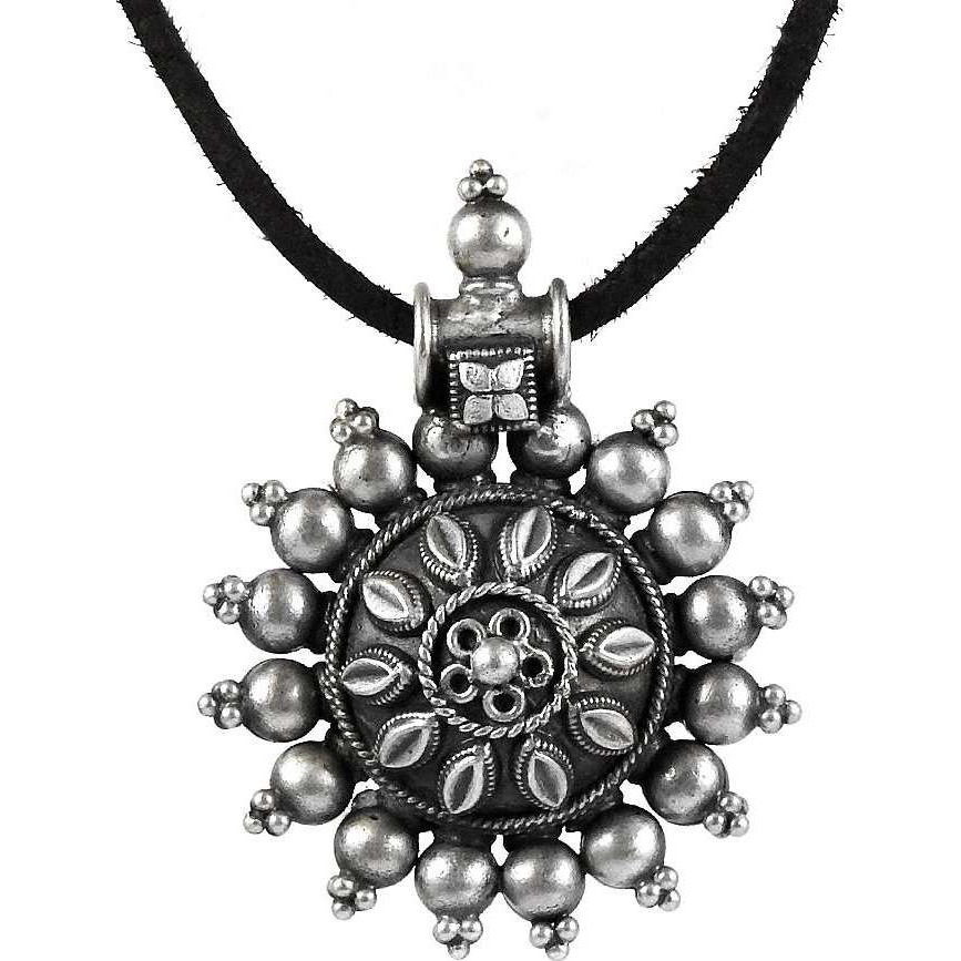 Flower Style 925 Sterling Silver Pendant