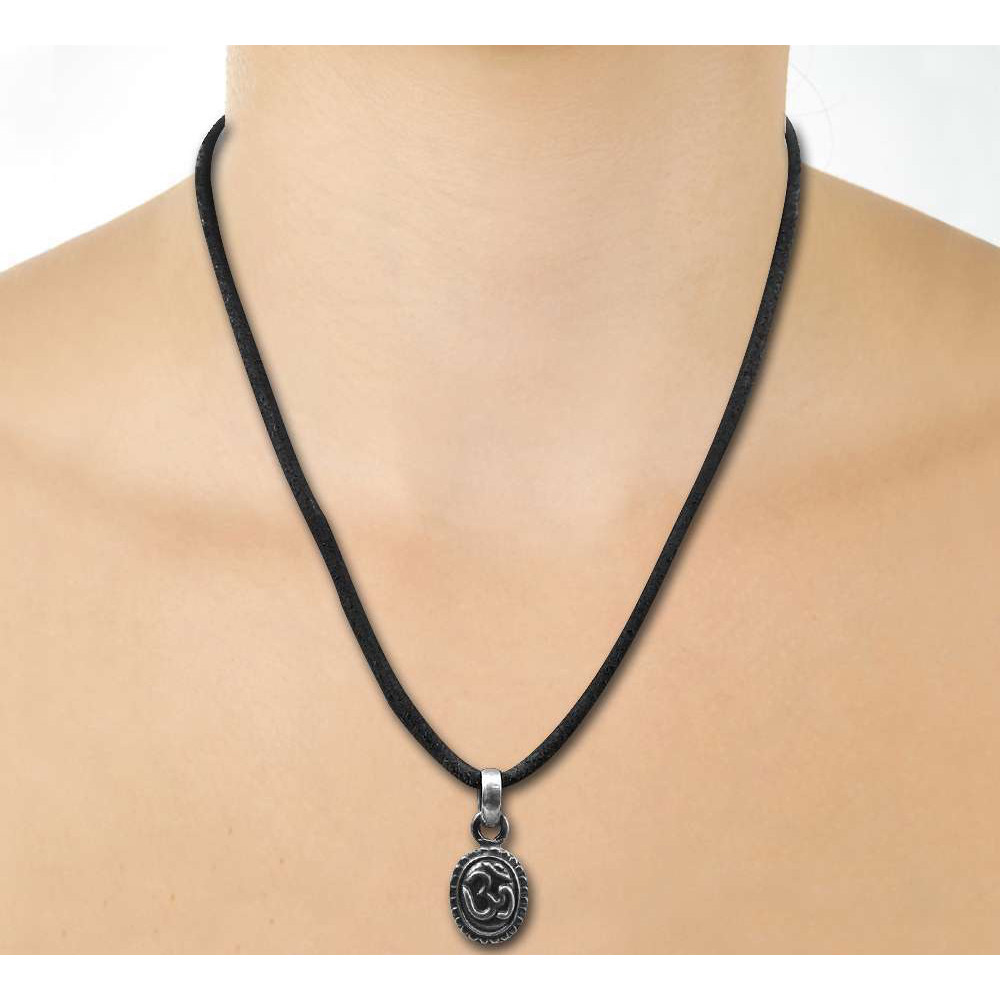 High Work Quality  925 Sterling Silver OM Pendant