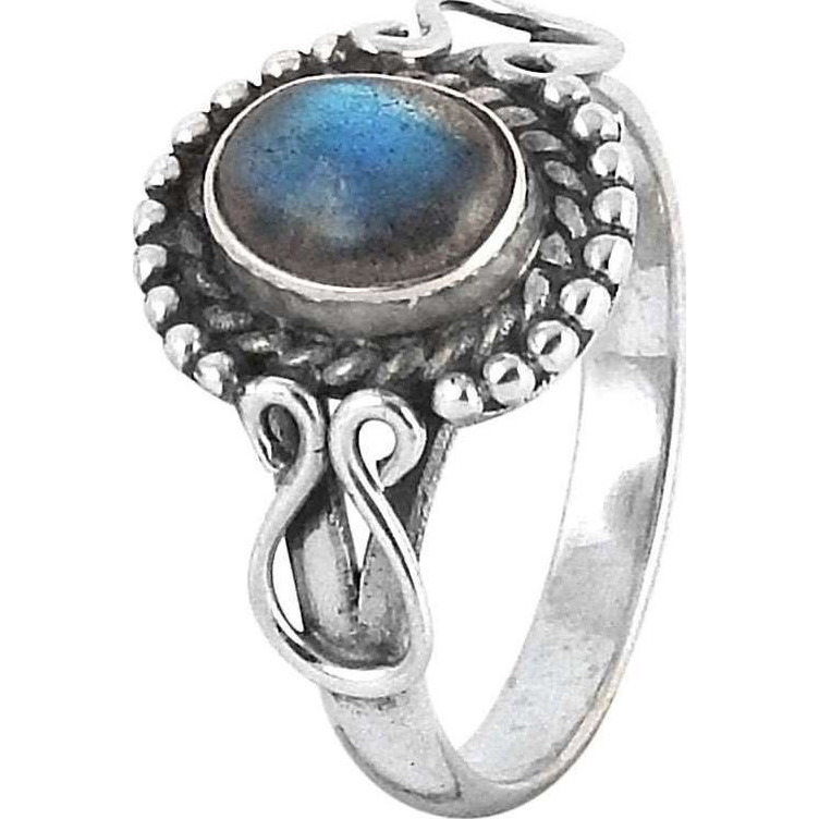 Jumbo Fantastic! 925 Silver Labradorite Ring