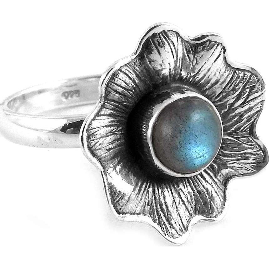 Lady Elegance 925 Silver Labradorite Ring