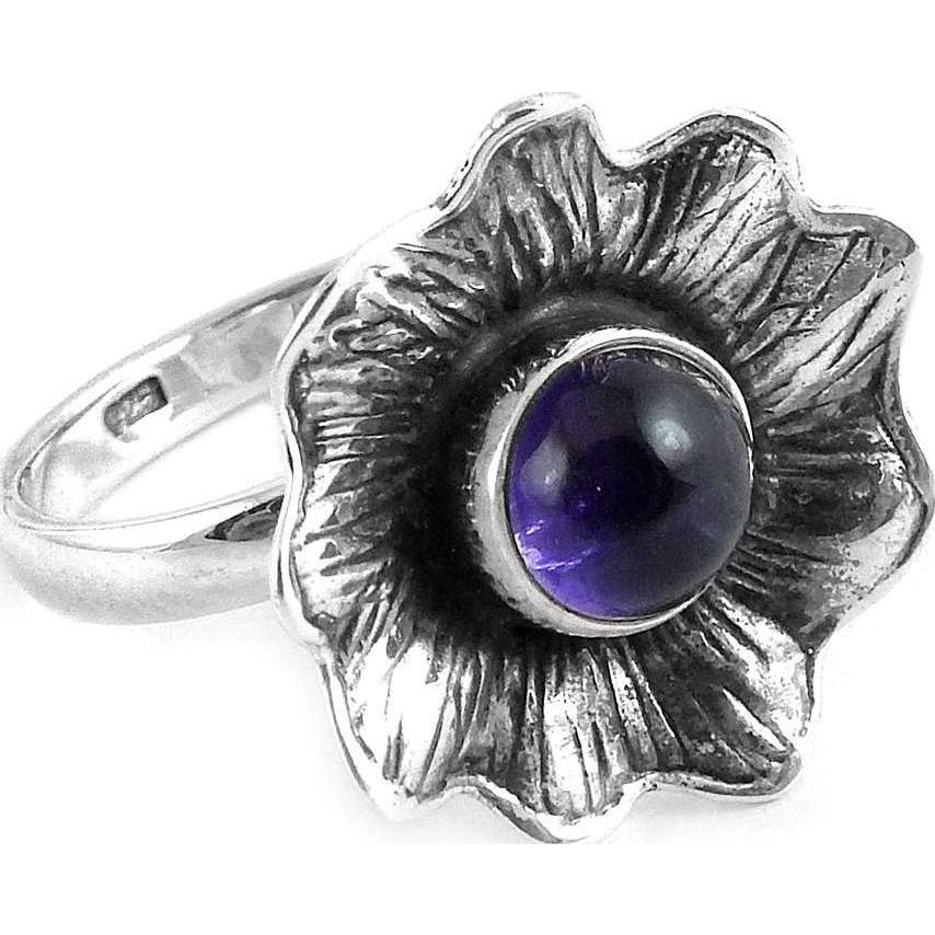 Fantastic Quality Of 925 Silver Amethyst Ring