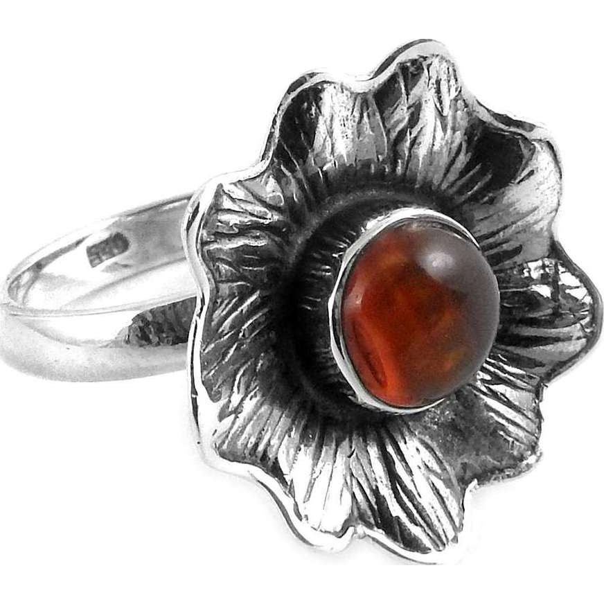 Fabulous 925 Silver Carnelian Ring