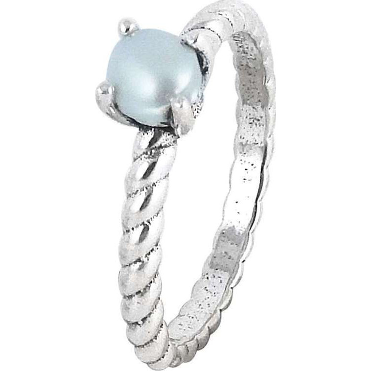 Classy Design! 925 Silver Pearl Ring