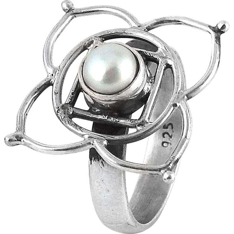 Big Secret Created  925 Silver Pearl Ring