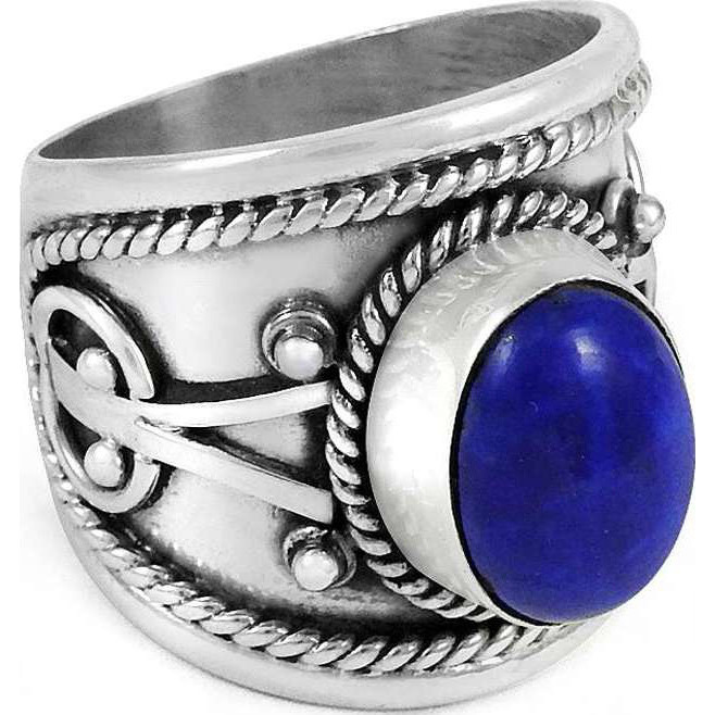 New Design Lapis 925 Sterling Silver Rings