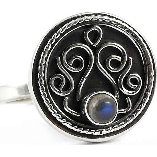 Draditions! 925 Sterling Silver Labradorite Ring