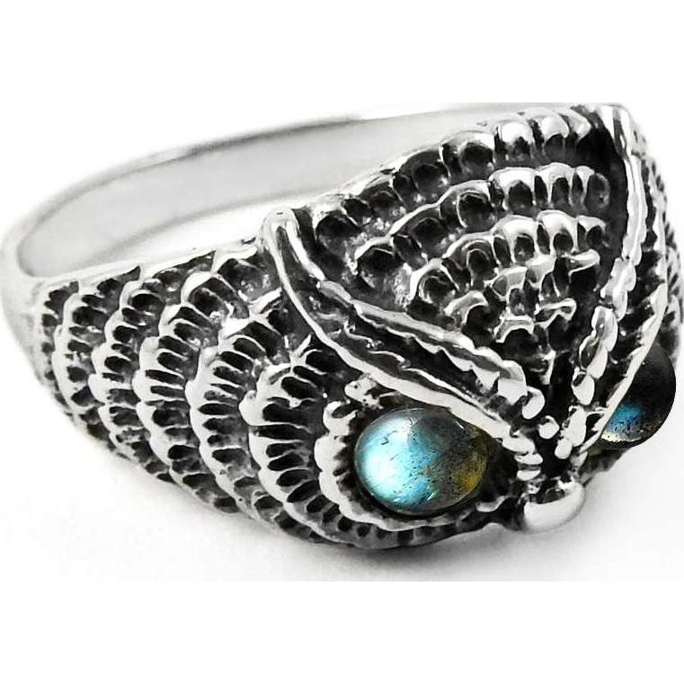 Classy Style!! Labradorite 925 Sterling Silver Ring