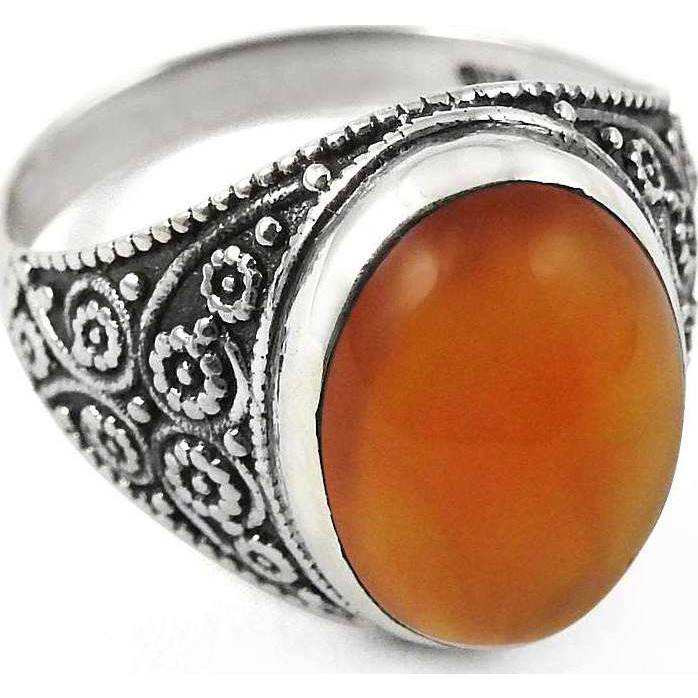 Beloved!! Carnelian 925 Sterling Silver Ring