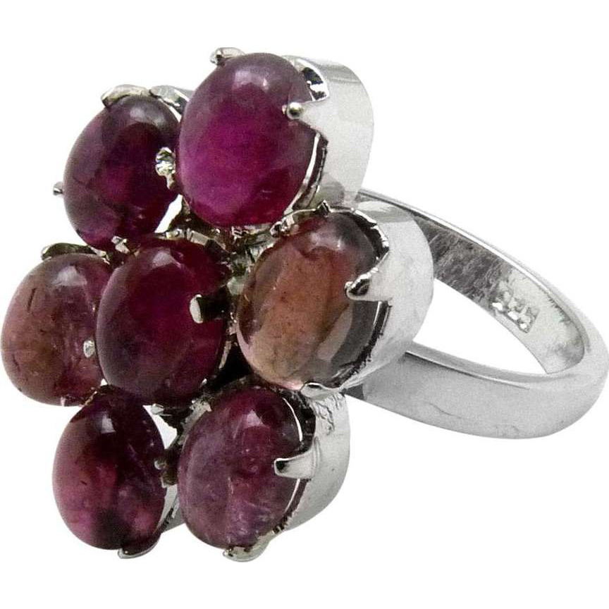 Franqipani Queen 925 Silver Tourmaline Ring Wholesale