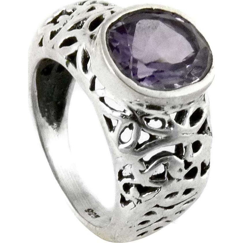 All Of Us! Amethyst 925 Sterling Silver Ring