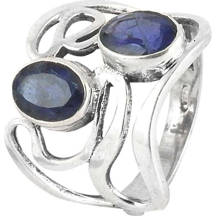 Breathtaking  Iolite 925 Sterling Silver Ring