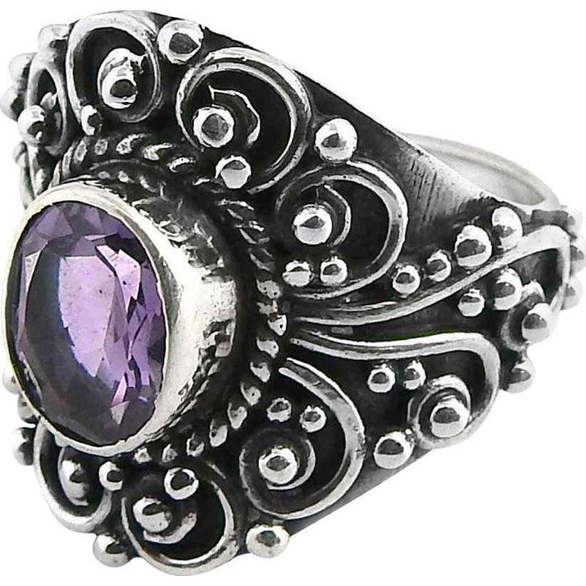 Gorgeous Amethyst 925 Sterling Silver Rings