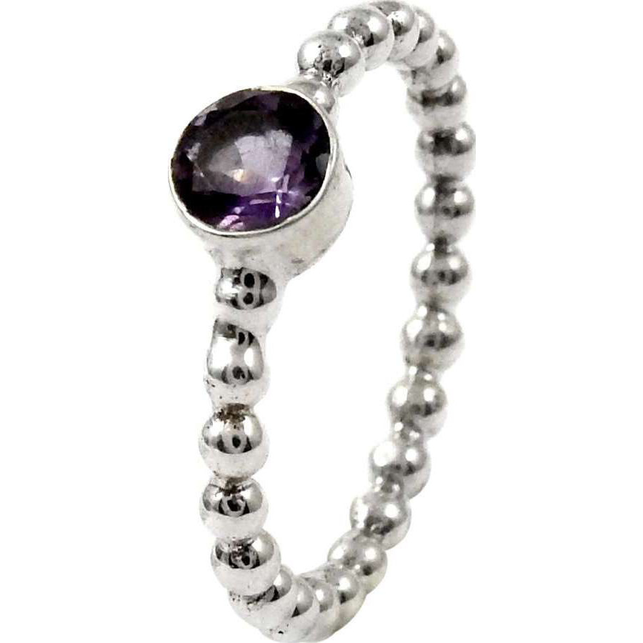 Big Excellent Amethyst 925 Sterling Silver Ring