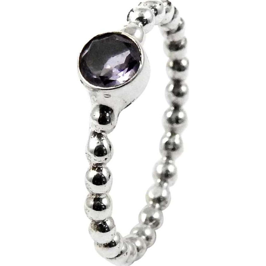 Blooming Garden Amethyst 925 Sterling Silver Ring