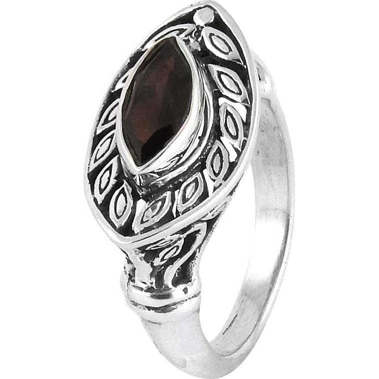 Beautiful! Garnet 925 Sterling Silver Rings