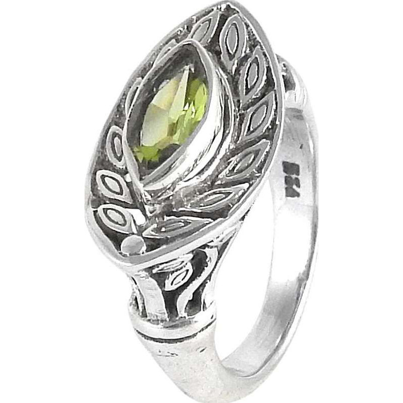 Cloud Song Peridot 925 Sterling Silver Ring
