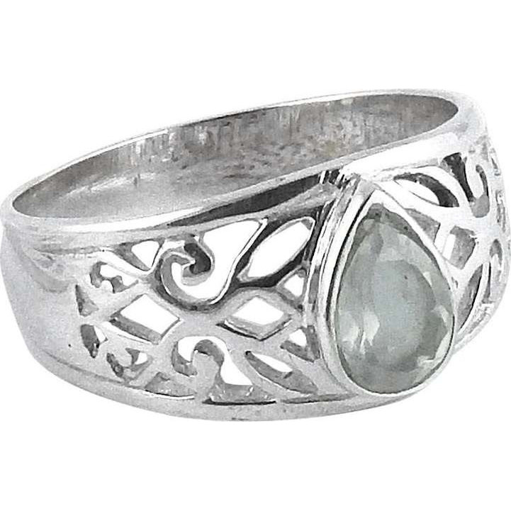 Corrico Lake Rose Quartz 925 Sterling Silver Ring