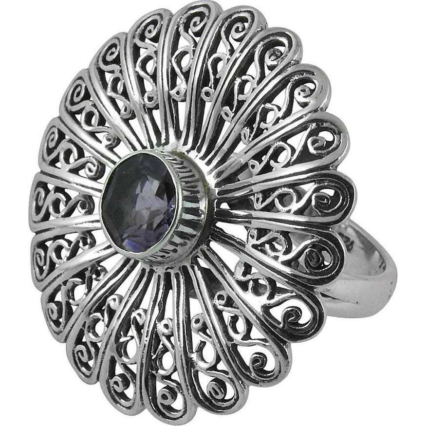 Secret Amethyst 925 Sterling Silver Ring