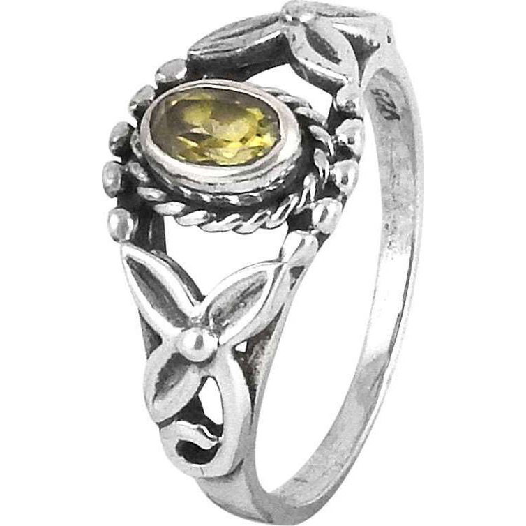 Jumbo Citrine 925 Sterling Silver Rings