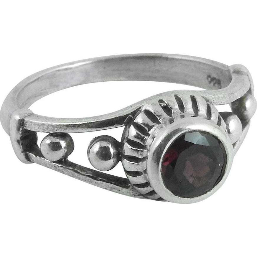 Royal Style! Garnet 925 Sterling Silver Rings