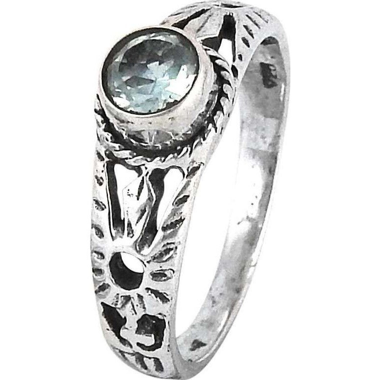 Amazing Design BLUE Topaz 925 Sterling Silver Ring