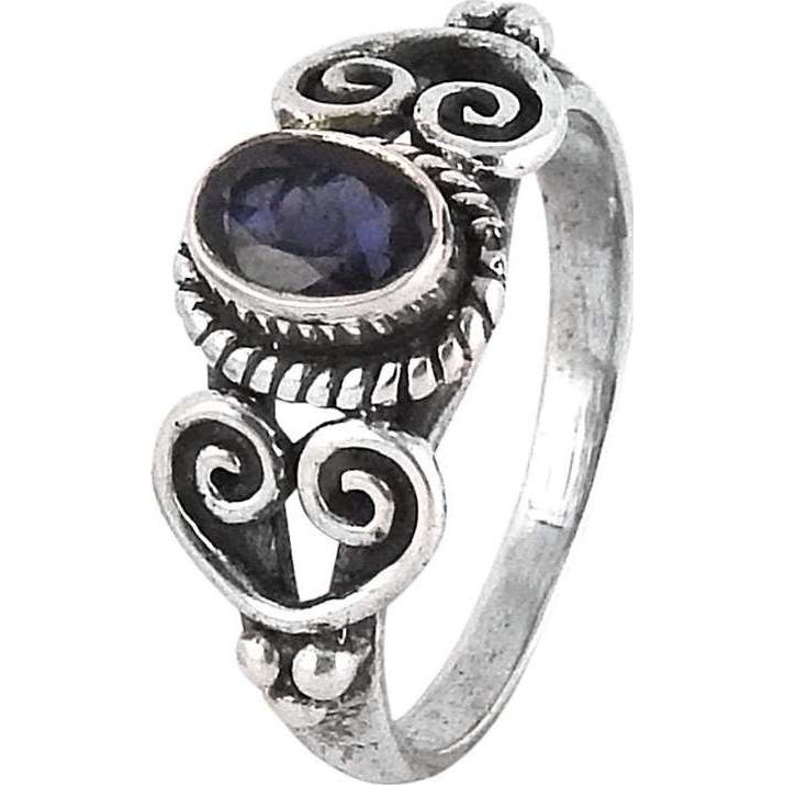 Royal Color  Iolite 925 Sterling Silver Ring