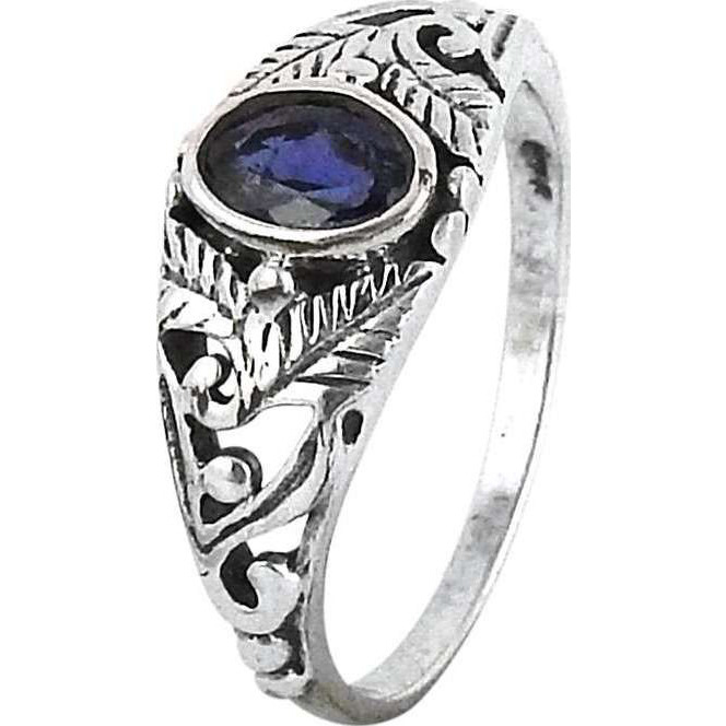 Chunky Iolite 925 Sterling Silver Rings