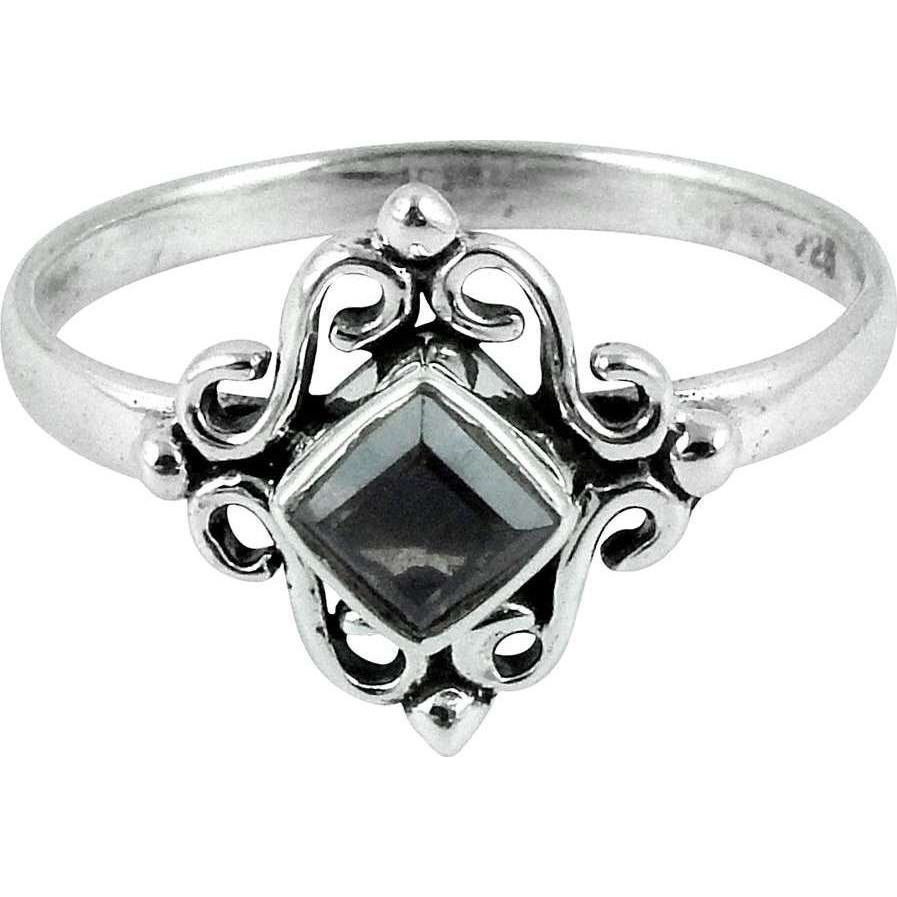 Cloud Song  Smoky Quartz 925 Sterling Silver Ring