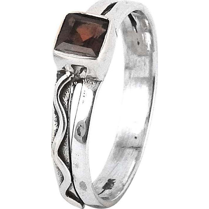 Paradise Lantern Garnet 925 Sterling Silver Ring